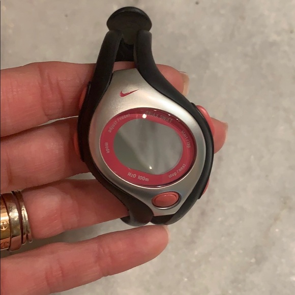 Nike ID watch pink and black workout